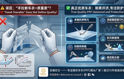 客户手撕车衣断裂就代表质量差？揭开隐形车衣的“拉不断”神话！